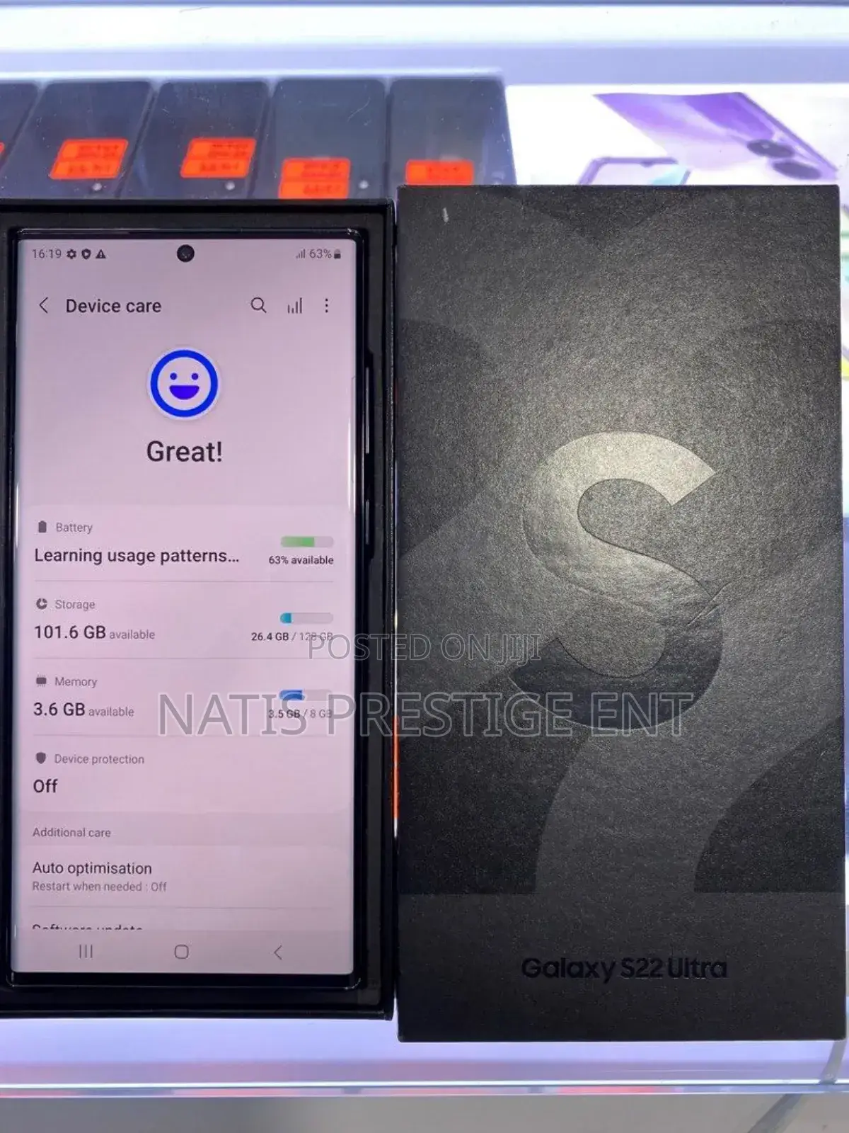 New Samsung Galaxy S22 Ultra 5G 1 TB Black