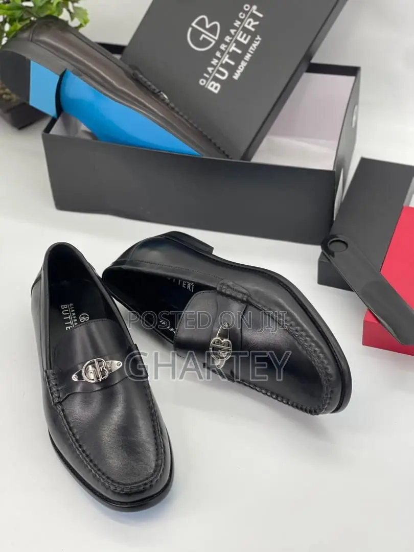 Gianfranco Butteri Formal Men’S Leather Shoe Black Brown