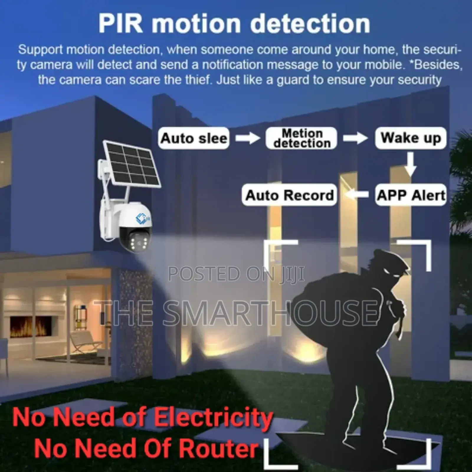 TSH- Smart Solar 4g CCTV Camera