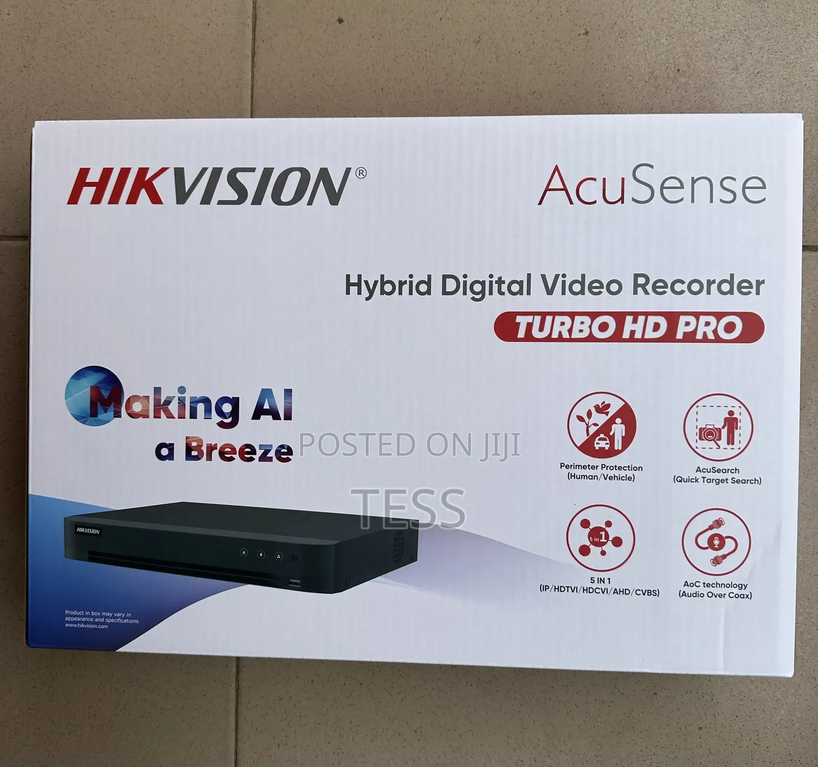 Hikvision 8ch DVR /5mp Lite Acusense Ai Turbo Hd Pro 2024