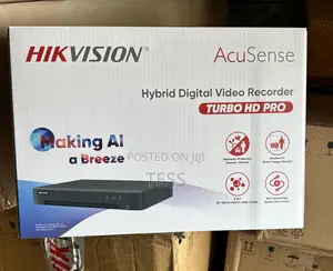 Hikvision 4ch DVR /5mp Lite Acusense Ai Turbo Hd Pro 2024