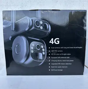 Solar 4g PTZ Camera 2mp+2mpmotiondetector Fullcolor Ubox App