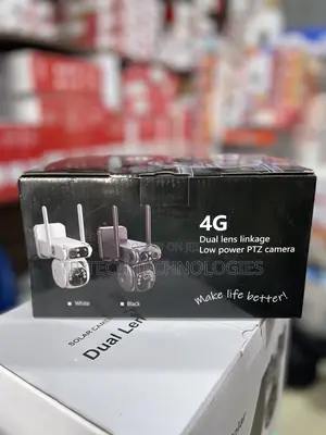 Solar 4G Camera 2MP+2MP Motion Detector Full Color UBOX APP