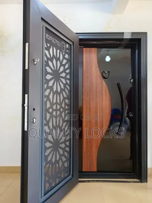 Standard Black Single Door With Trap Door