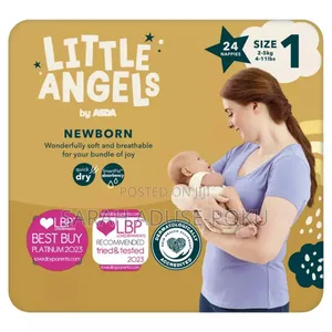 Little Angels Diapers Size 1 (24pvs)