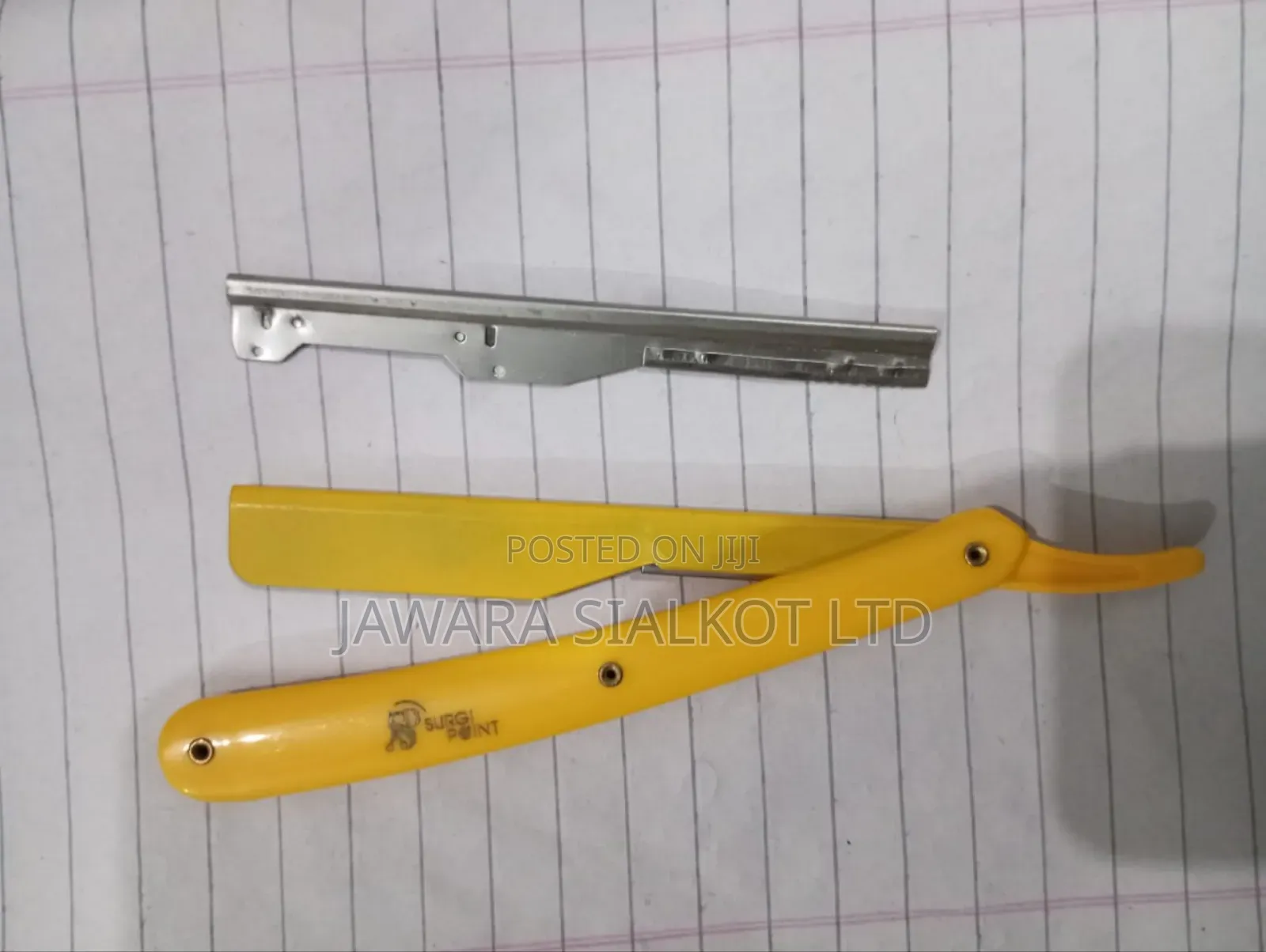 Shaving Straight Razor Throat Cut Stainless Steel Head