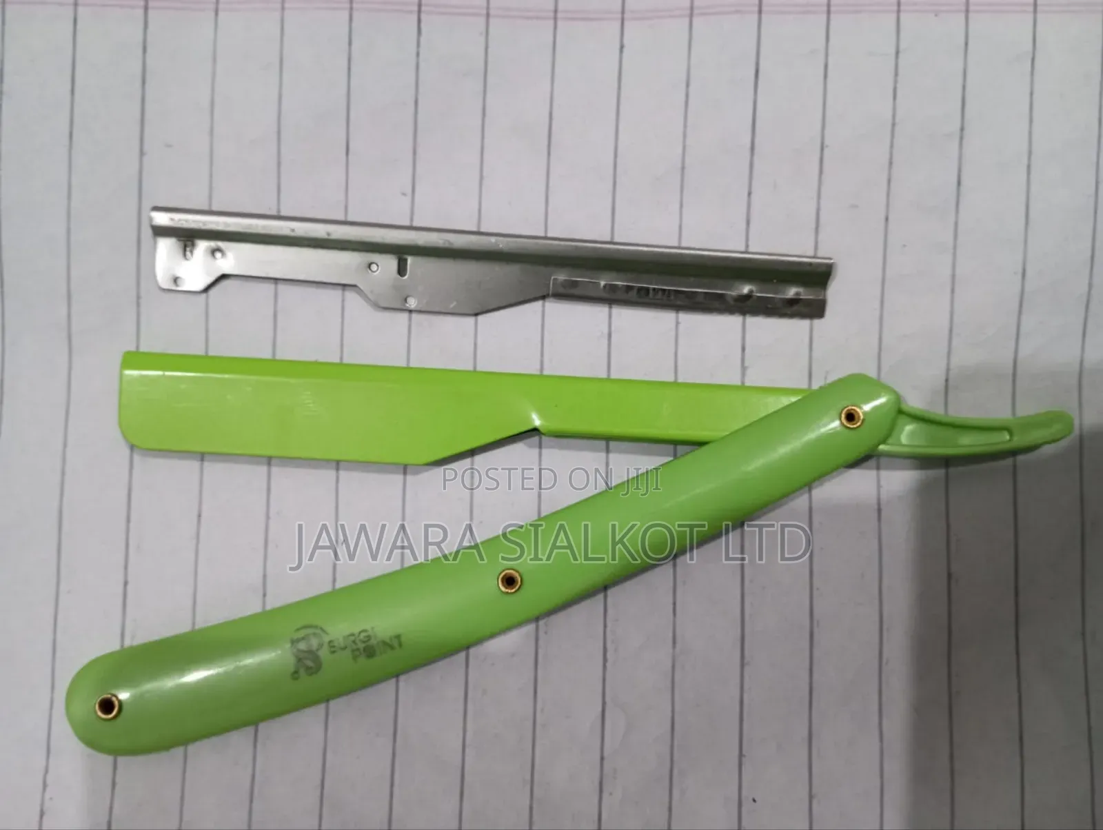 Shaving Straight Razor Throat Cut Stainless Steel Head