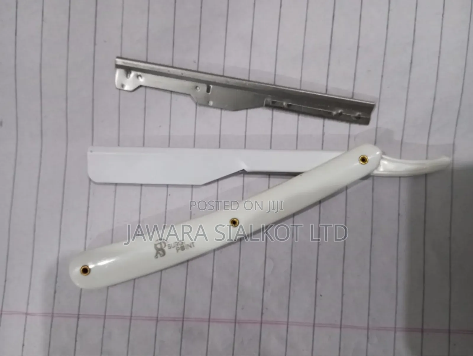 Shaving Straight Razor Throat Cut Stainless Steel Head
