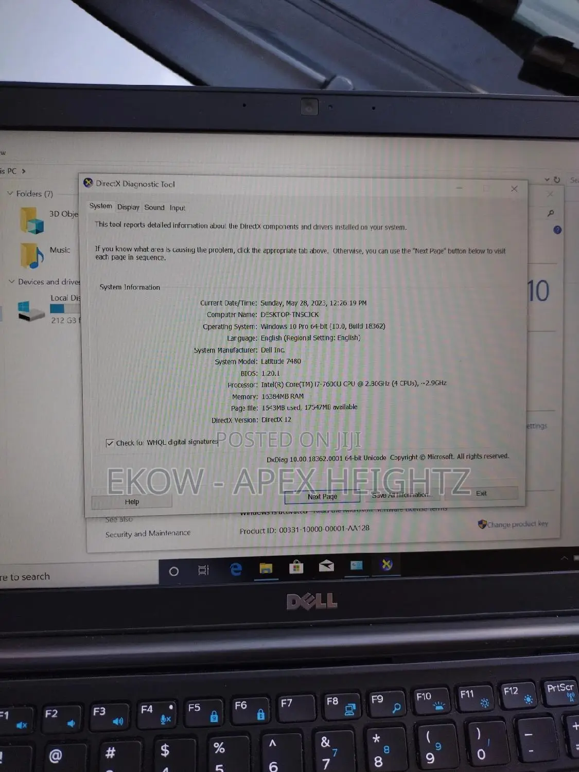 Laptop Dell Latitude 7480 16GB Intel Core i7 SSD 256GB