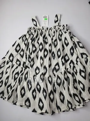 Fred and Flo(F F) Kids Girls Black and White Dress