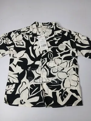 F F Kids Boys Black and White Shirt