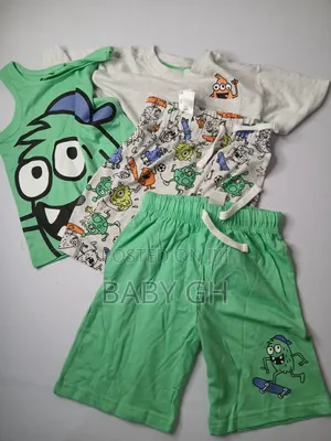 2 Piece Set F F Boys Top and Shorts