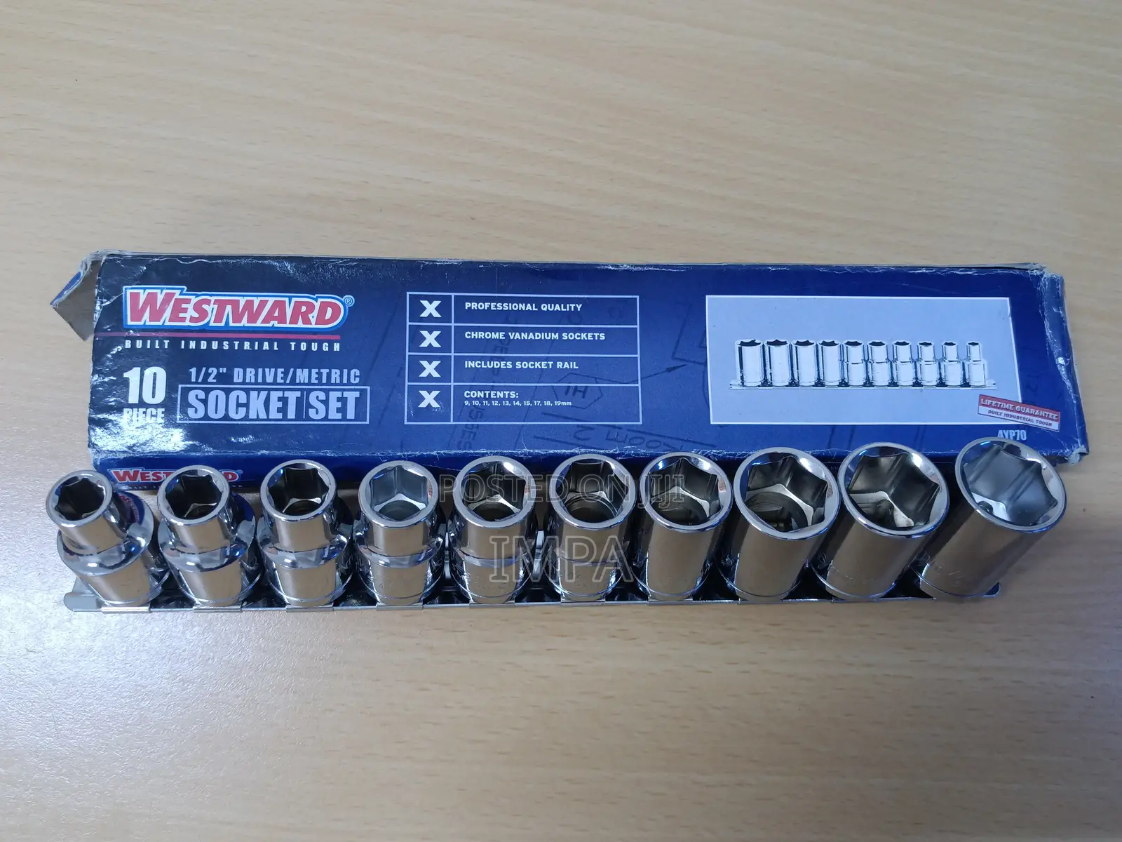 WESTWARD Craps Game, Box 1/2," Metric, Range Size 9 To
