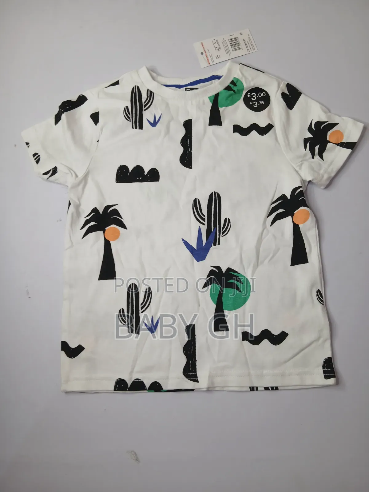 F F Kids White Boys T-Shirt