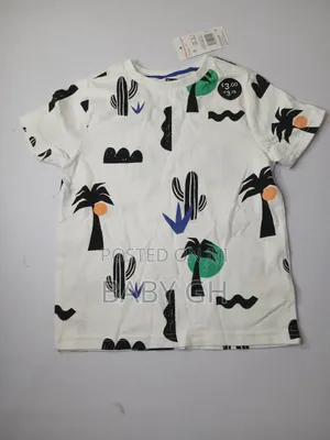 F F Kids White Boys T-Shirt