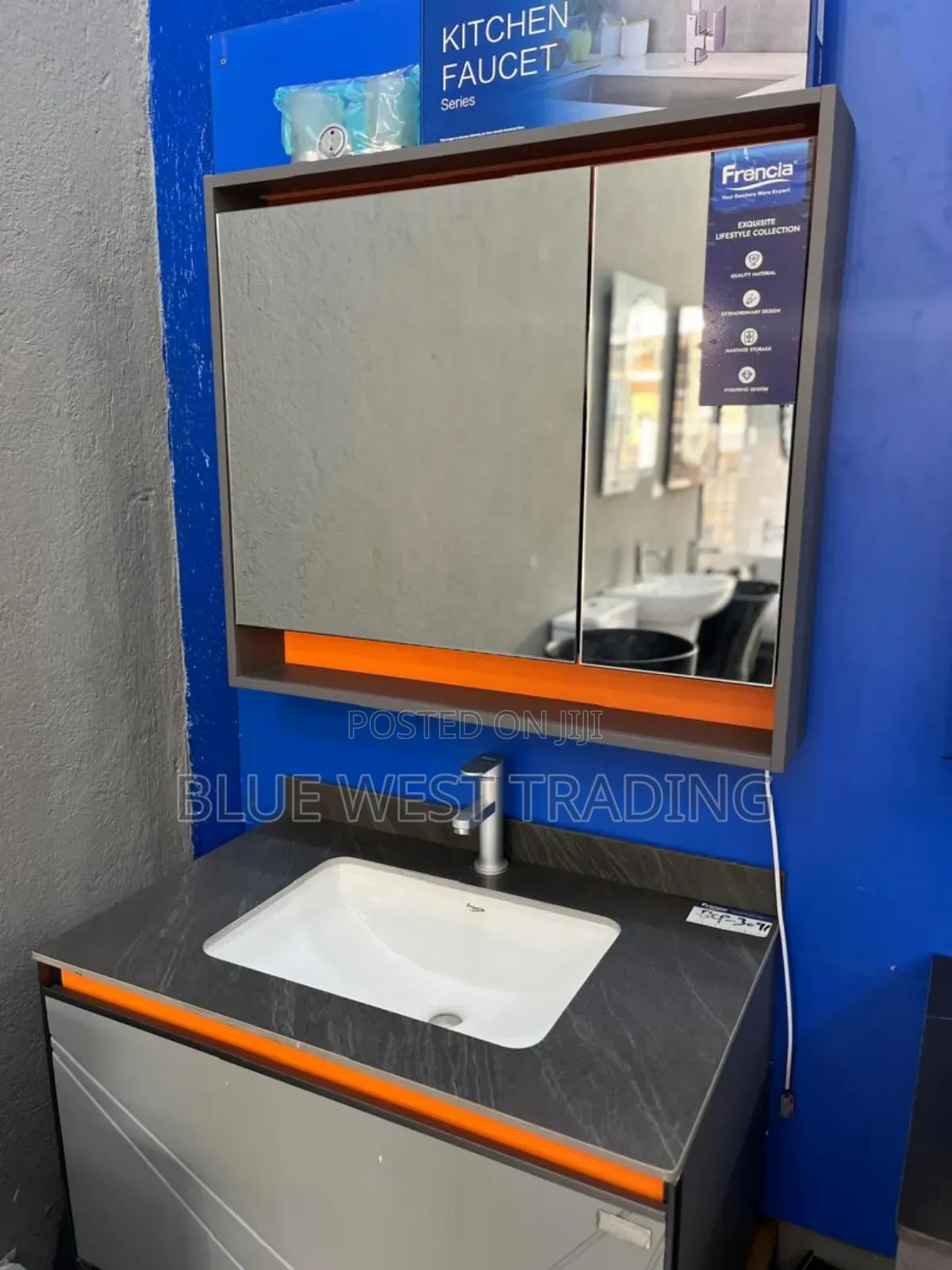 Frencia Wall Hung Cabinet Basin