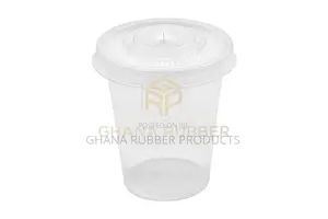 Disposable Plastic Cups 300cc + Flat Lids (1500pcs)