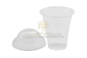 Disposable Plastic Cups 350cc + Domed Lids (1500pcs)