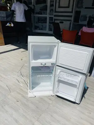 Authentic Galaxy Double Door Electric Table Top Fridge.
