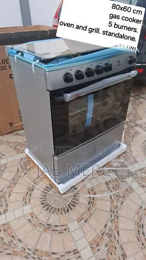 Discount 76x60cm Gas Cooker With Gas Oven and Grill 5 Burner