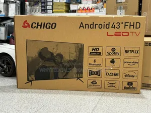 Chigo 43" Smart Android Frameless FHD Bluetooth LED TV 2024