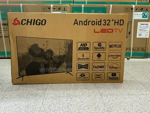 Chigo 32" Smart Android Full HD LED Tv| Frameless| Bluetooth