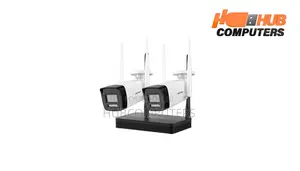 Hikvision (Nks424w0h) Two Bullet Wifi NVS Kit
