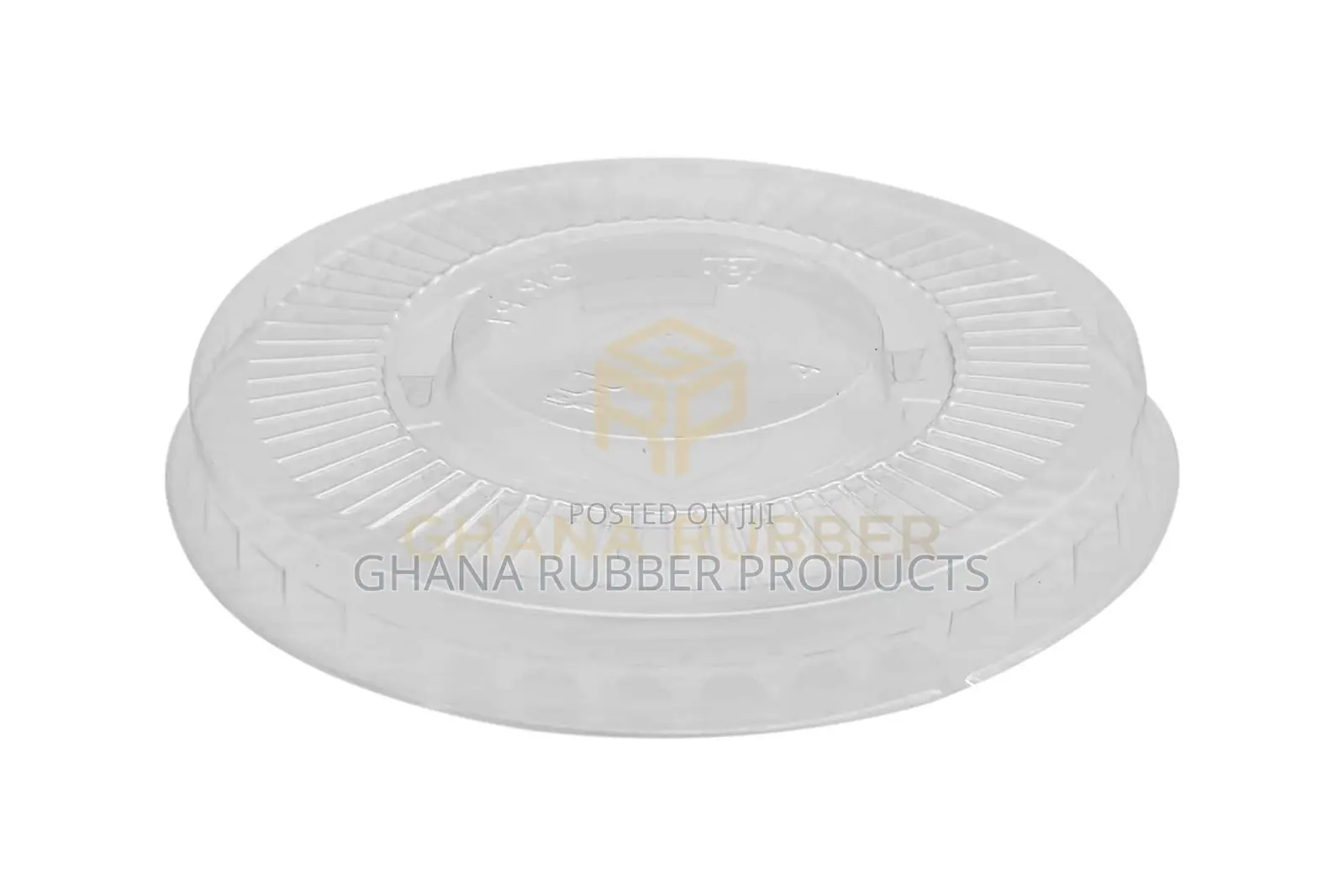 Flat Lids With No Hole Transparent Small Size (1500pcs)