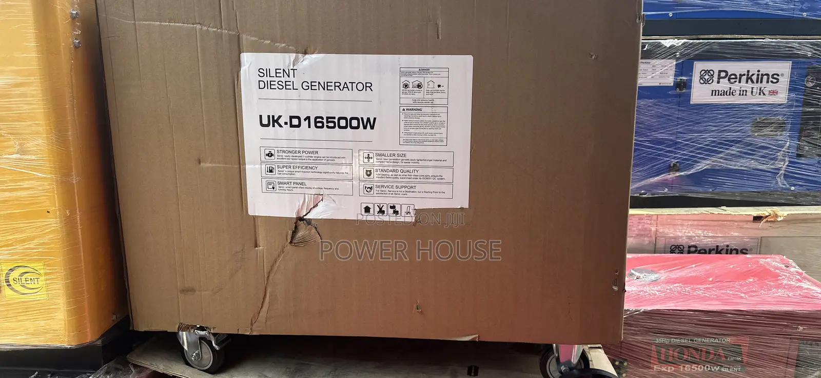 British Perkins Generator 15kva 165000wax Automatic
