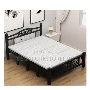 Metal Bed (Double) Black Inn