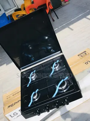 Available Volcano (Black) 4 Gas Stove 