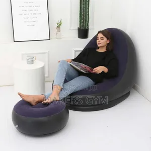 Chair With Stool (Inflatable)