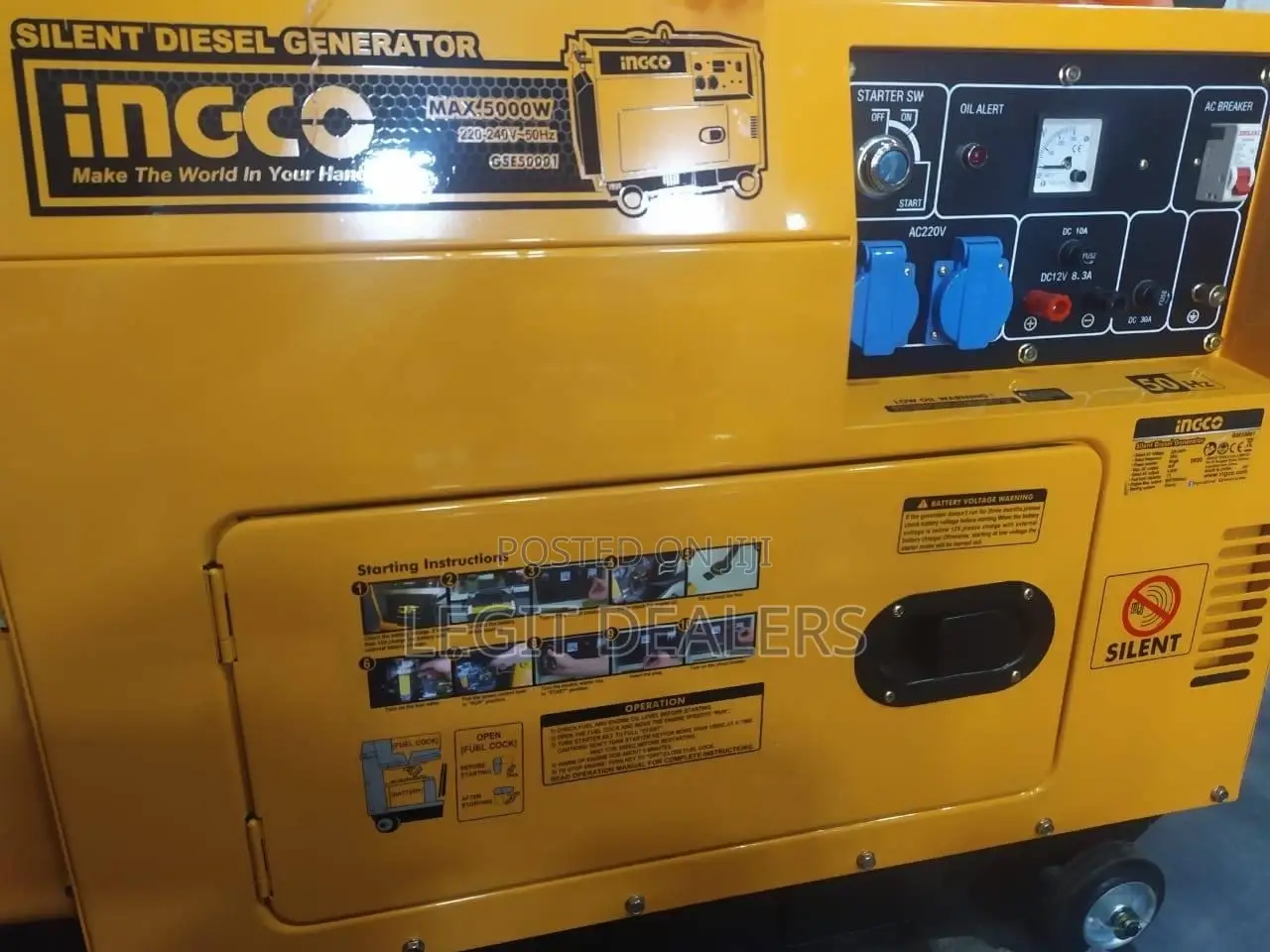 New 5kva Silent Diesel Generation