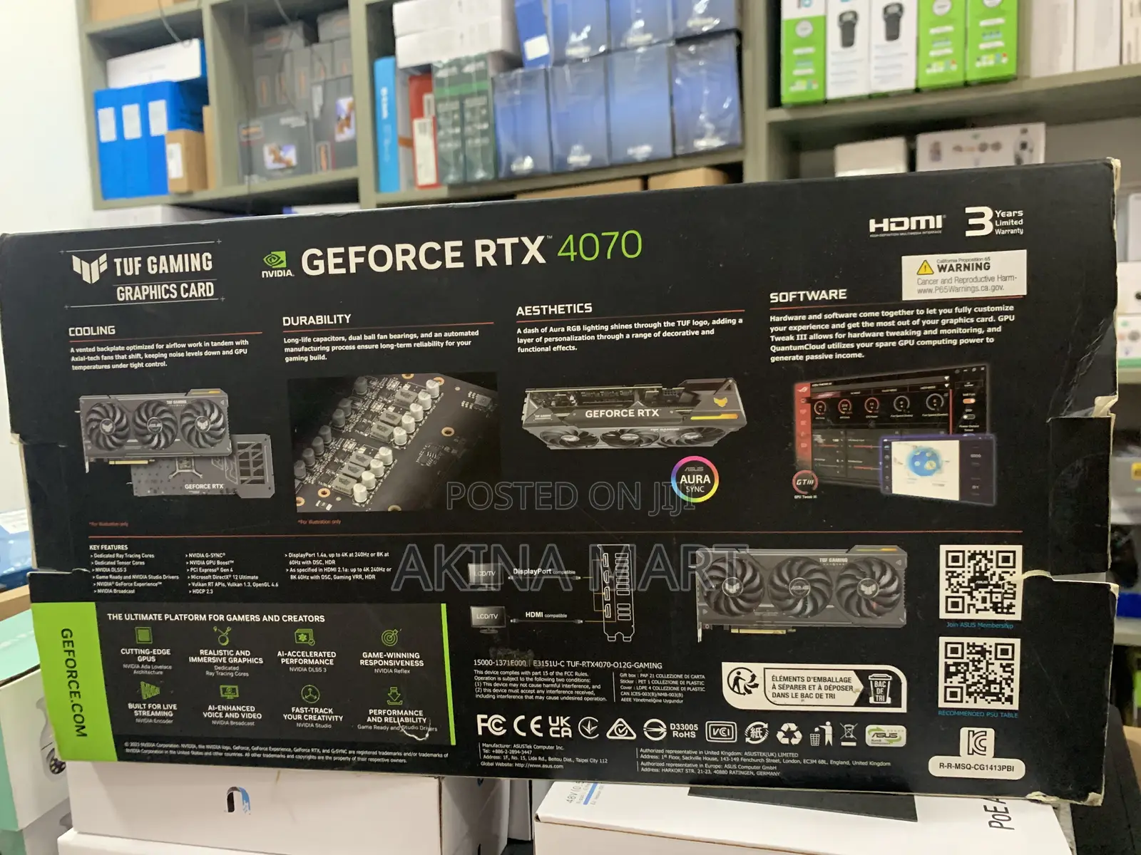 12gb NVIDIA GEFORCE RTX 4070 Graphics Card