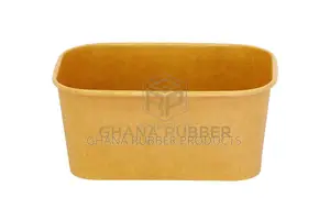 Kraft Rectangular Container 1000ml + Lids (300pcs)