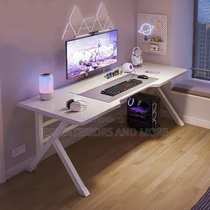 Gaming Desk/Computer Desk (White)