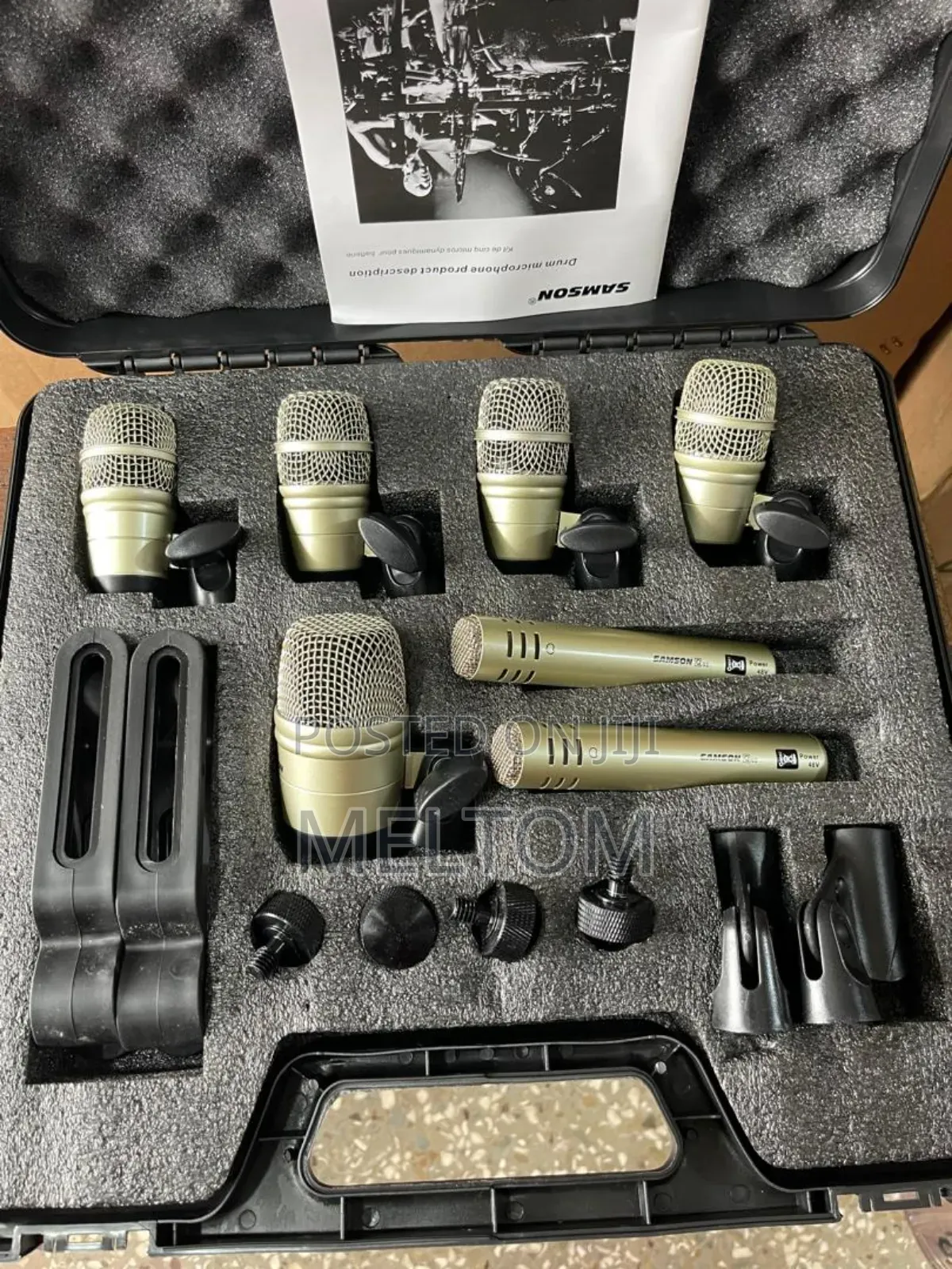 Samson Audio Q7kit Gold Drum Microphone