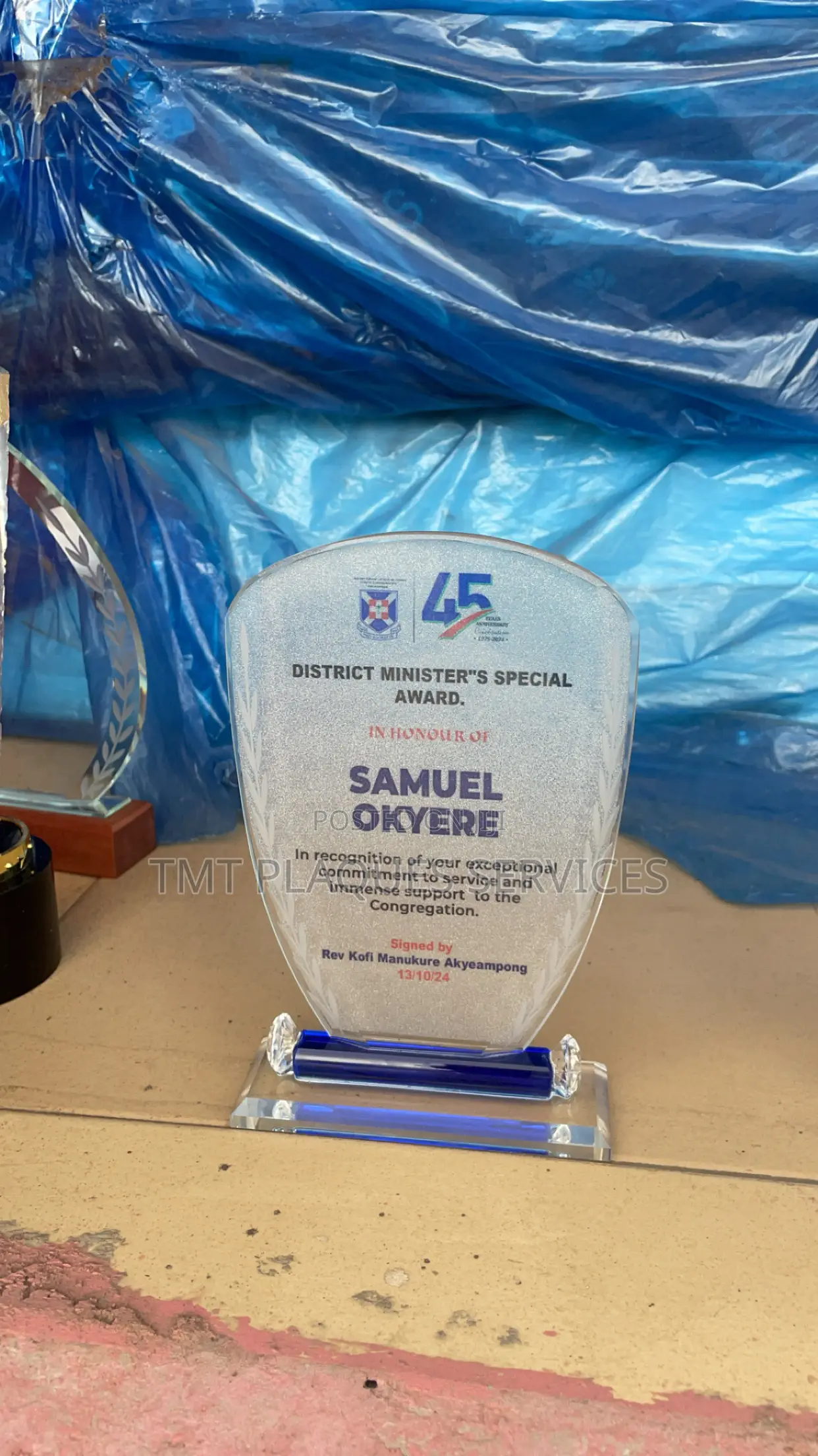 All Glass Award Plaque for Your Awards and Events