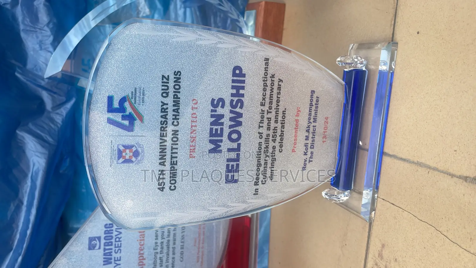 All Glass Award Plaque for Your Awards and Events
