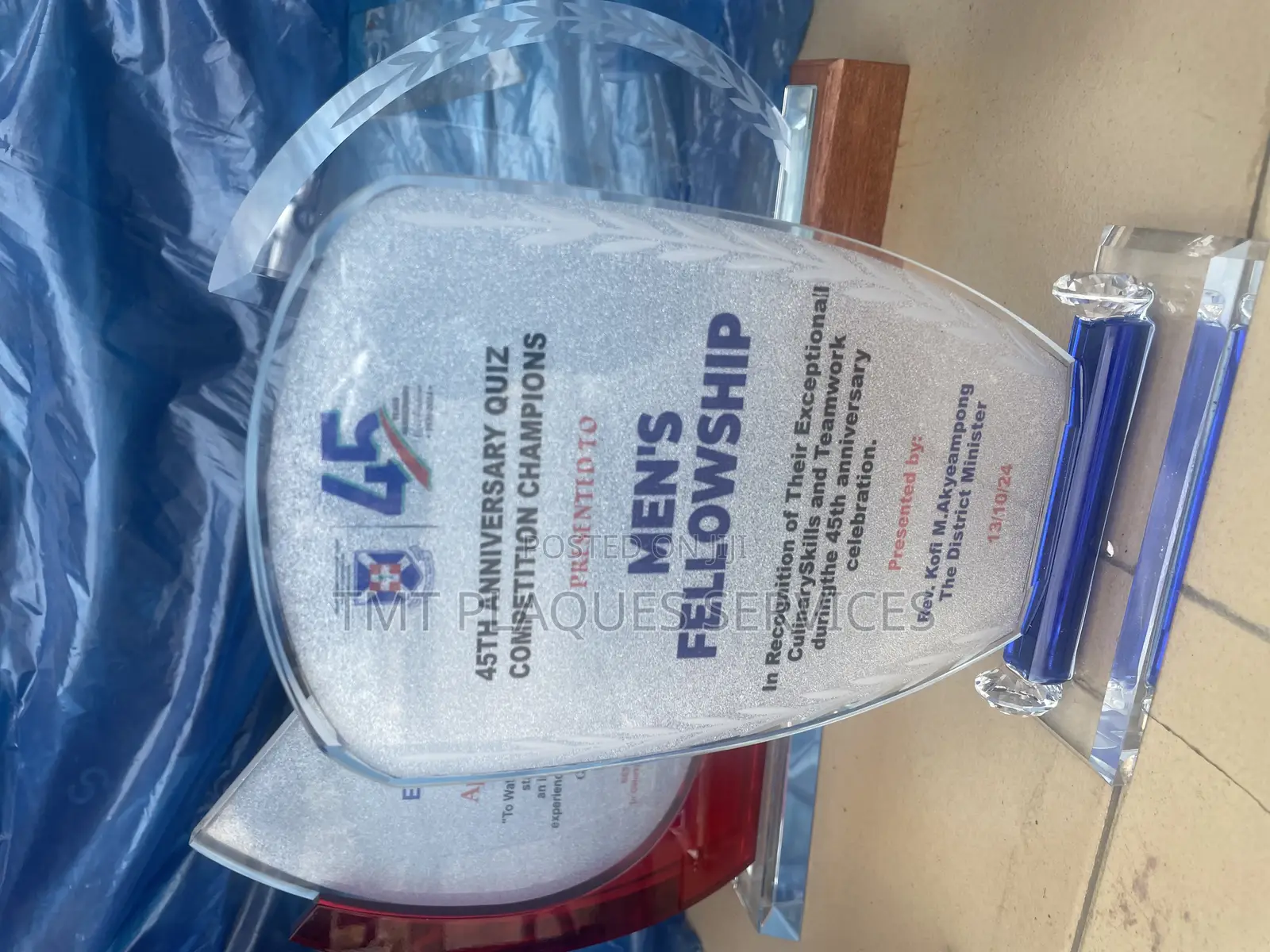 All Glass Award Plaque for Your Awards and Events