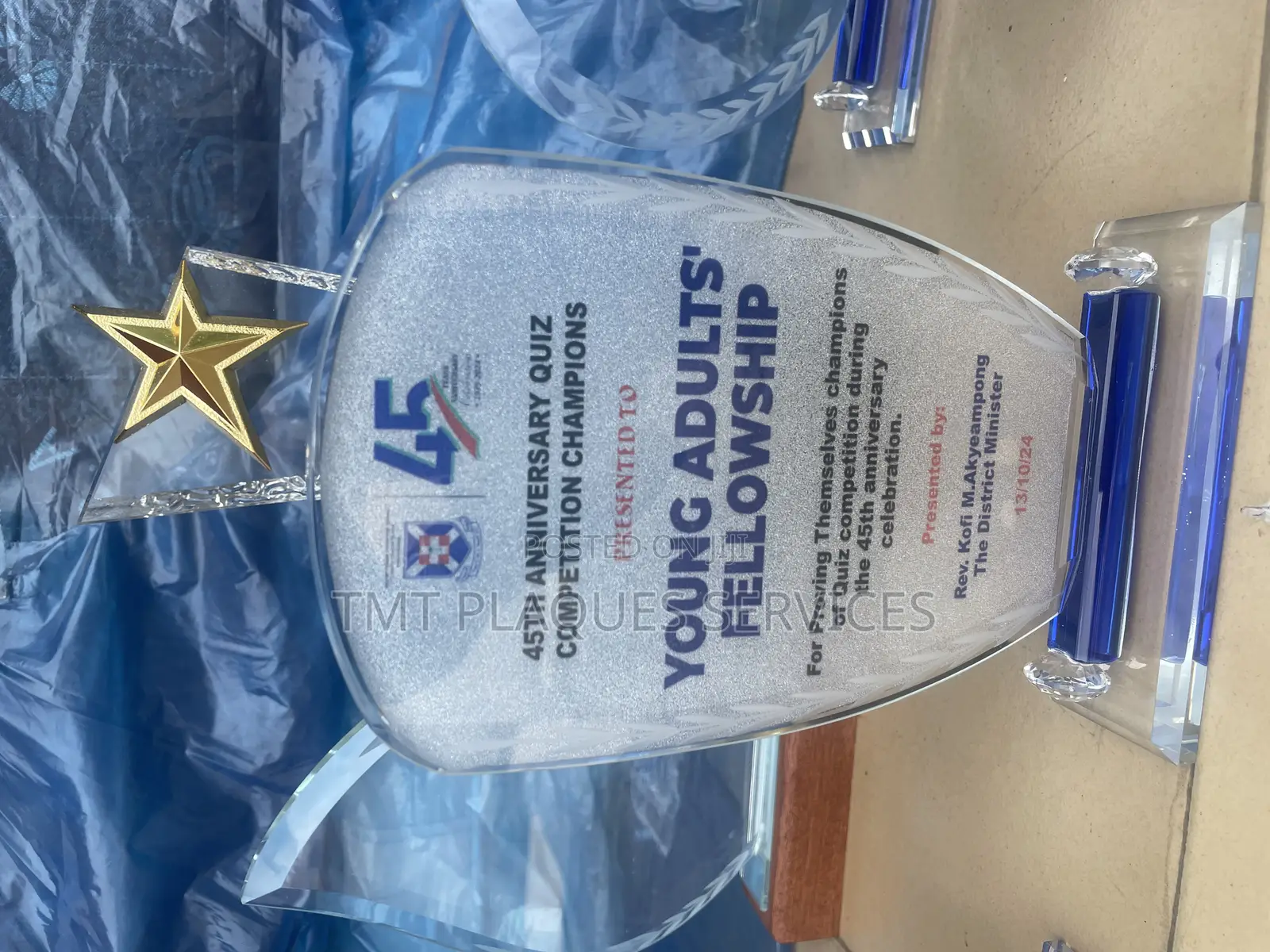 All Glass Award Plaque for Your Awards and Events