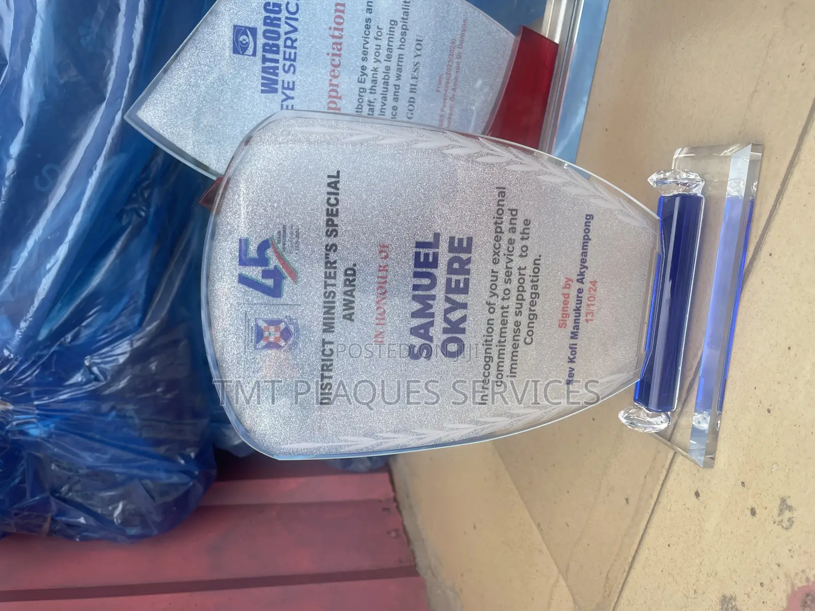 All Glass Award Plaque for Your Awards and Events