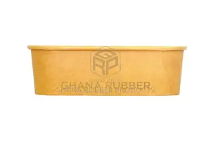 Kraft Rectangular Container 650ml + Lids (300pcs)