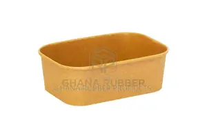 Kraft Rectangular Container 750ml + Lids (300pcs)
