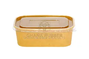 Kraft Rectangular Container 750ml + Lids (300pcs)