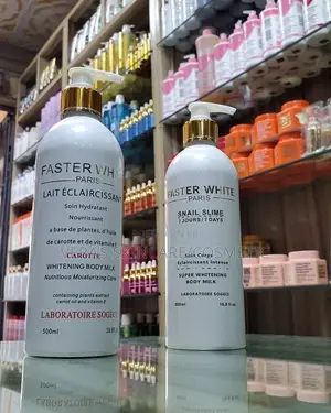 Faster White Slime and Carro Body Lotion