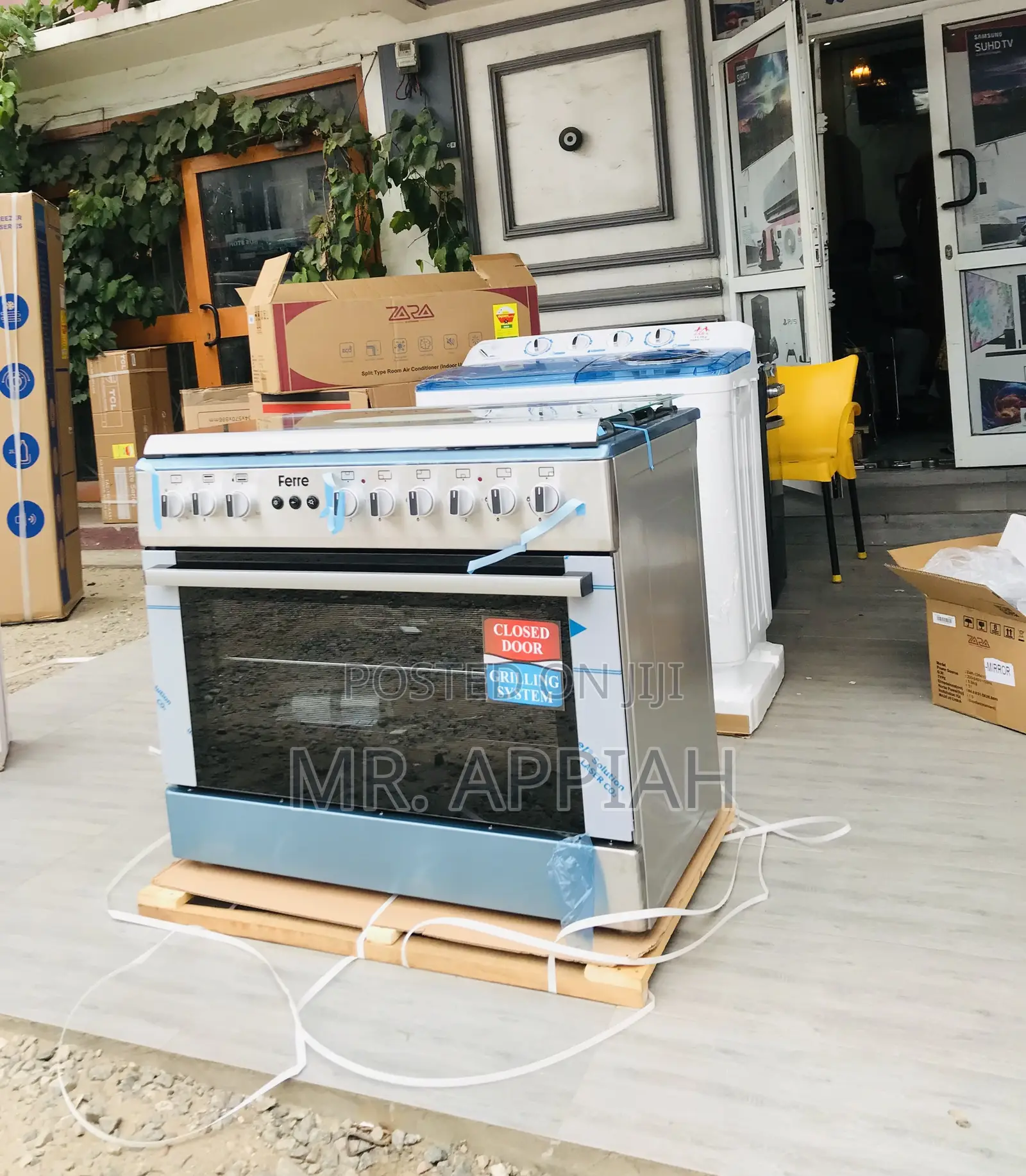 Unique in Box Ferre 60x90cm 5 Gas Burner With Oven.
