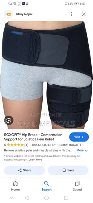 Hip Brace Compression Support for Sciatica Pain Relief