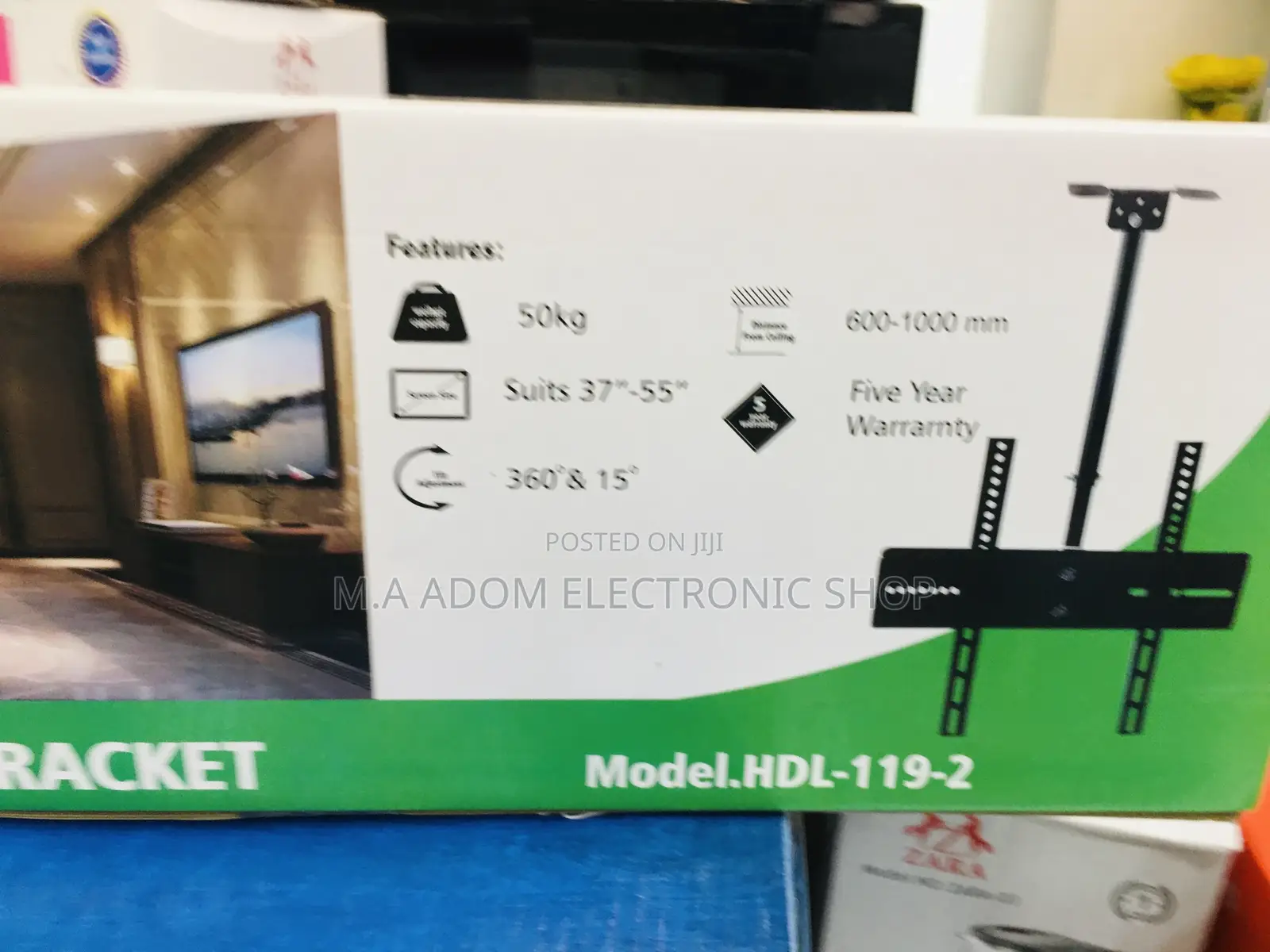 Ceiling Durable Tv Mount 32”-55”