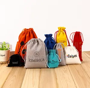 Drawstring Velvet Bag